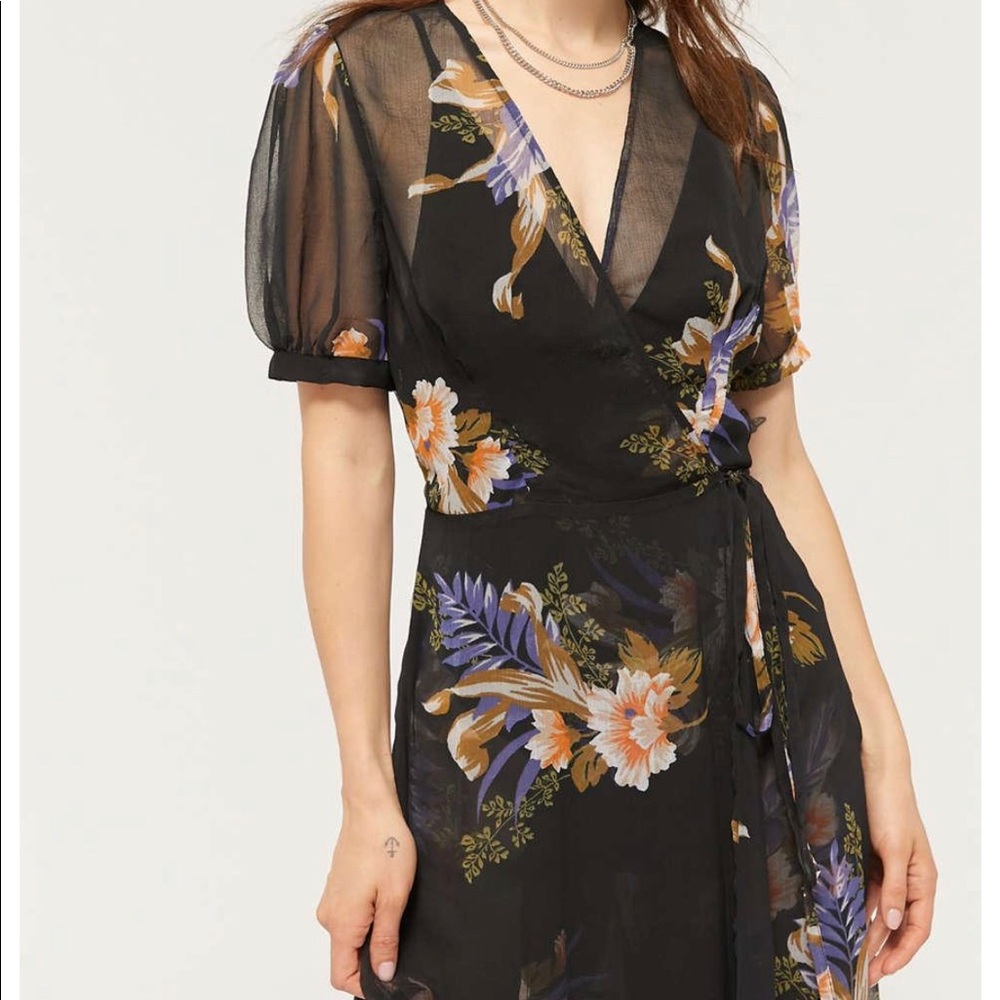 Sheer Maxi Floral Romper from Urban Outfitters